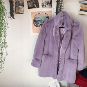 Faux Fur overcoat